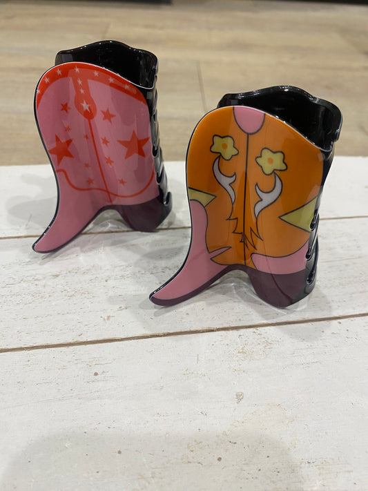 ASSORTED COWBOY CLAW CLIP