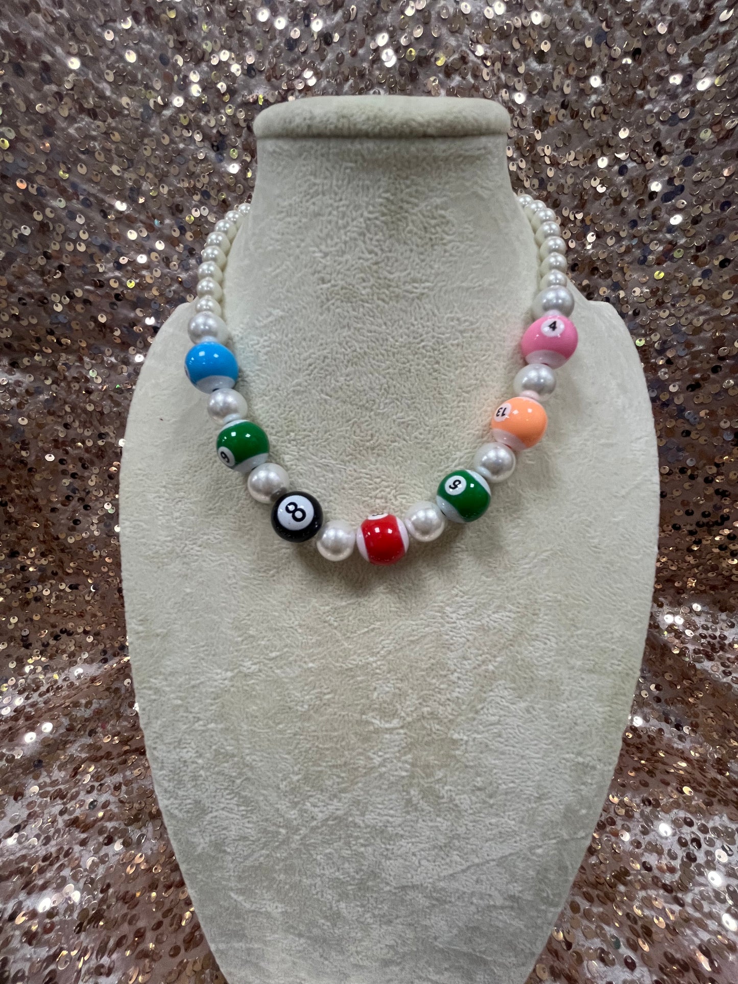 BILLIARD BALL NECKLACE
