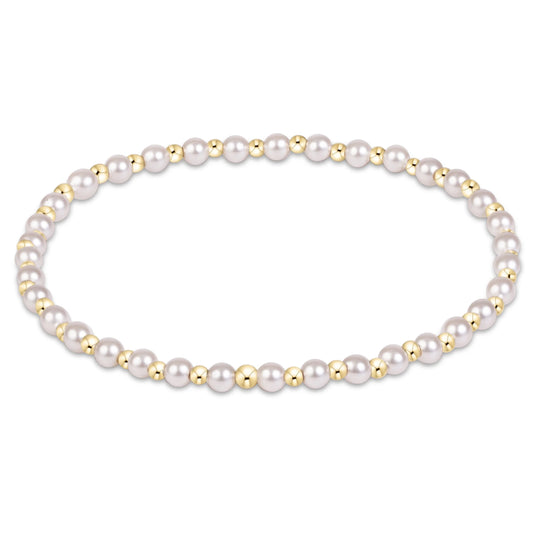 GRATEFUL PEARL 3MM BRACELET