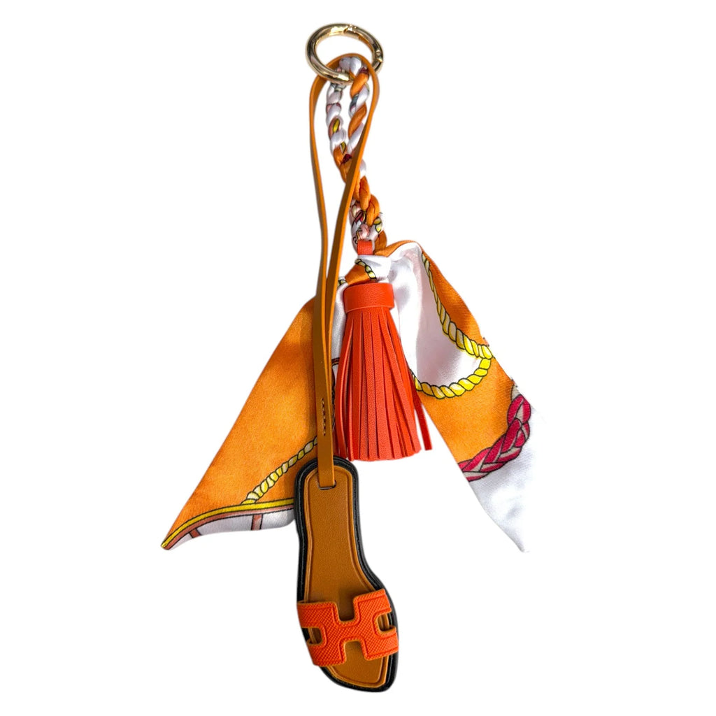 SLIDE SCARF BAG CHARM