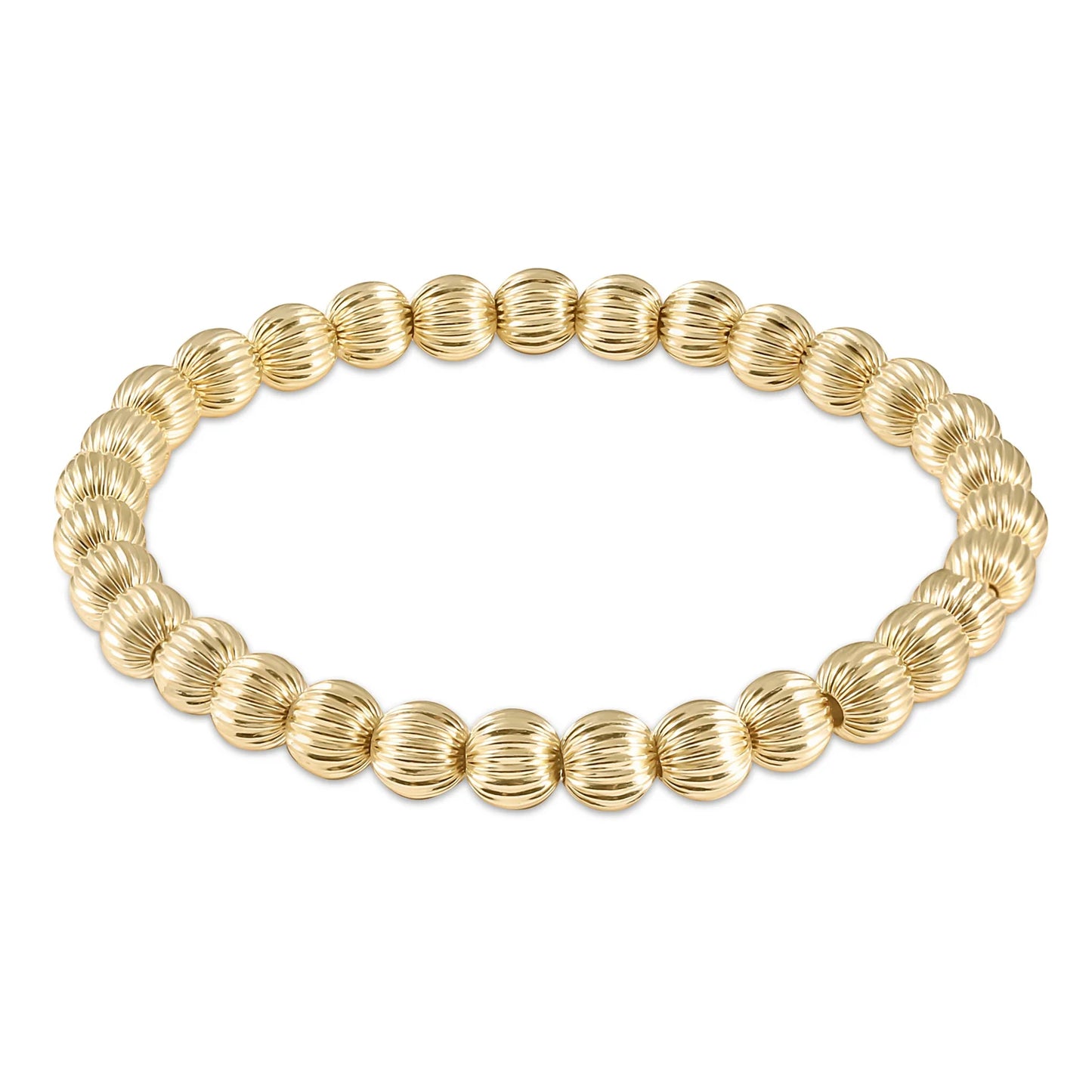 Hope Unwritten Dignity 6mm Bead Bracelet - Gold