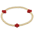 FALL WINTER SIGNATURE CROSS COLOR BRACELETS - 3MM
