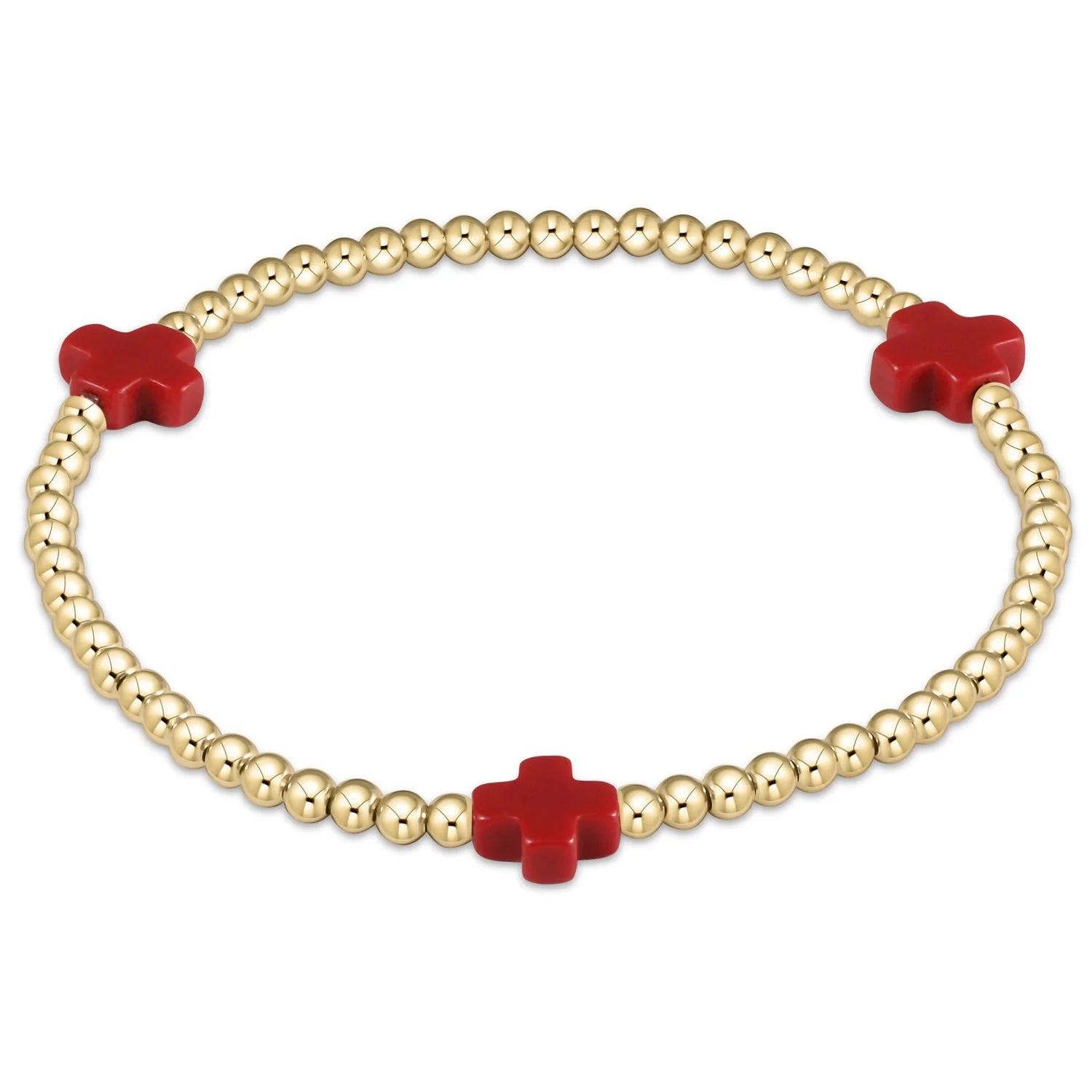 FALL WINTER SIGNATURE CROSS COLOR BRACELETS - 3MM