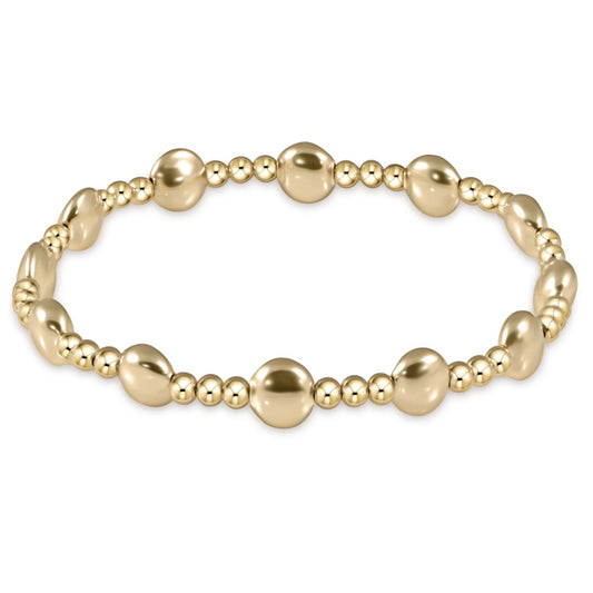 HONESTY SINCERITY GOLD 6MM BRACELET