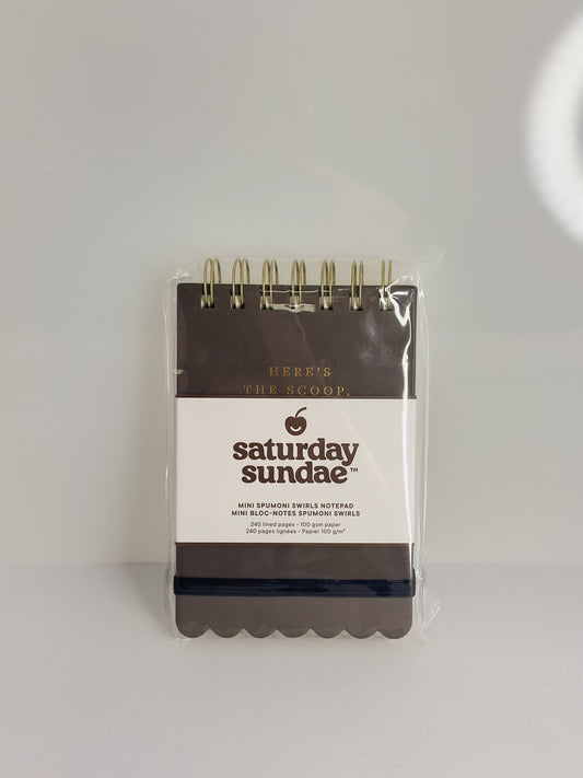 VANILLA BEAN MINI SPUMONI SWIRLS NOTEPAD