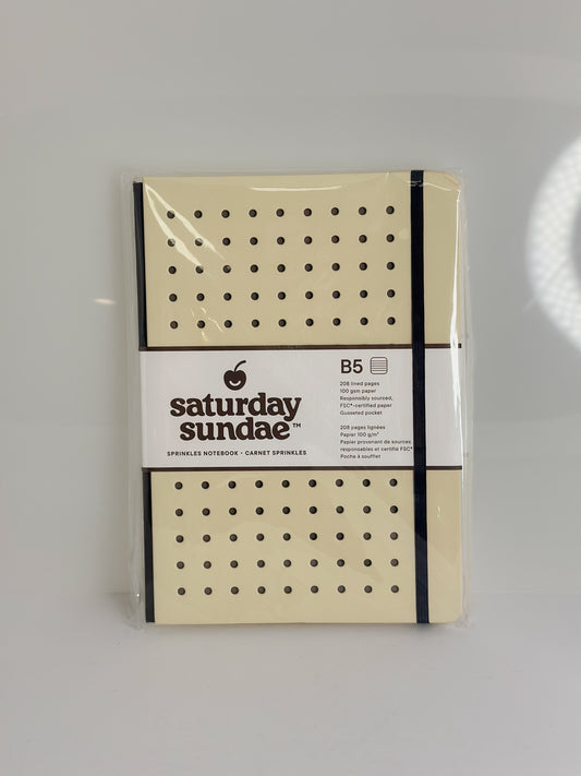 VANILLA BEAN SPRINKLES NOTEBOOK