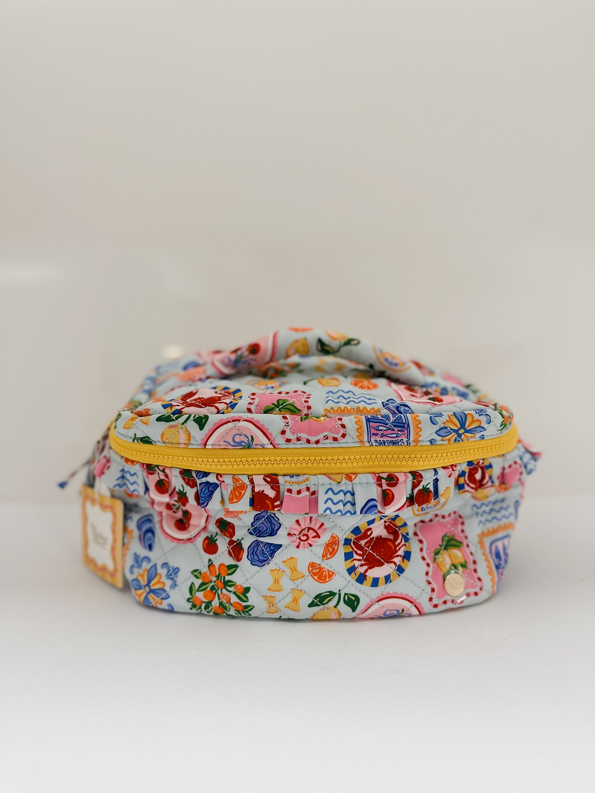 GLAM & GO QUILTED COSMETIC BAG - CIAO BELLA - Pharm Favorites by Economy Pharmacy