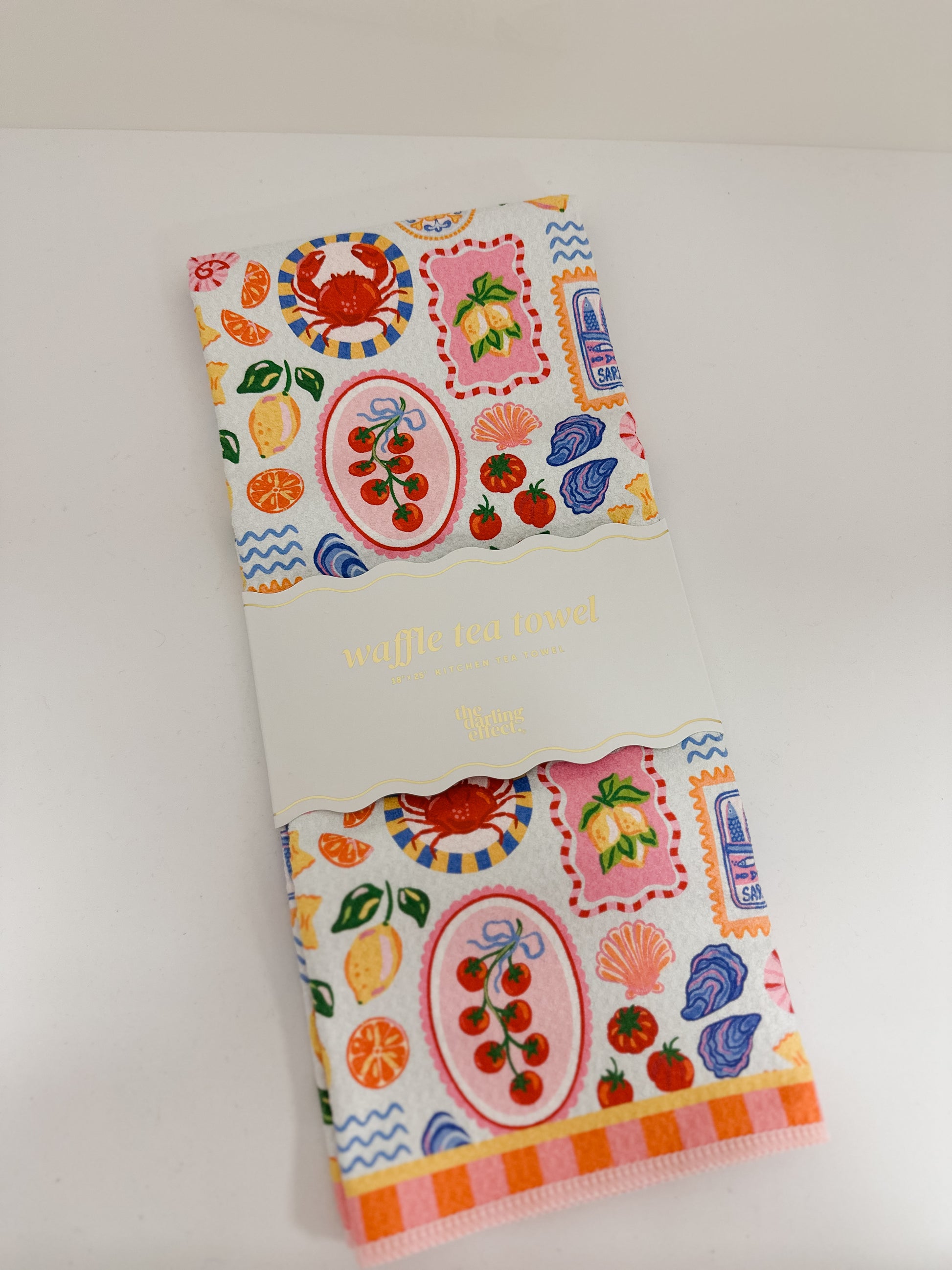 WAFFLE TEA TOWEL - CIAO BELLA - Pharm Favorites by Economy Pharmacy