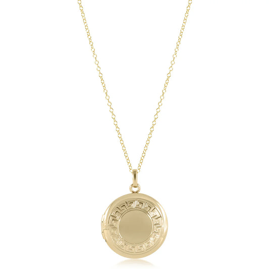16" GOLD CHERISH SMALL LOCKET