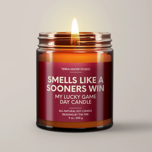 SMELLS LIKE A SOONERS WIN - TOBACCO & VANILLA