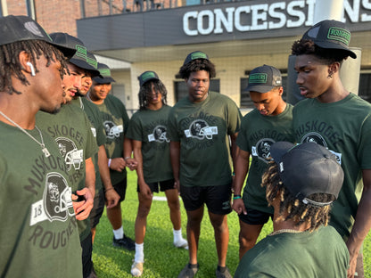 Muskogee Football Helmet Tee