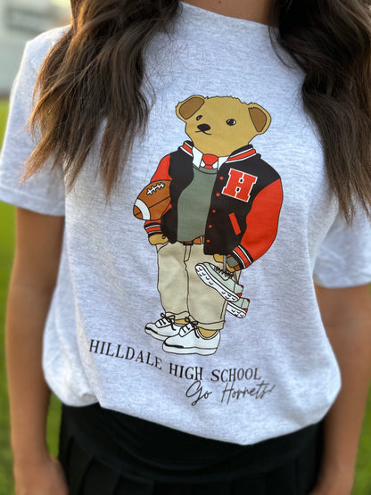 Hilldale Vintage Bear Tee