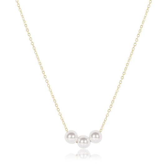 16" NECKLACE GOLD - JOY PEARL