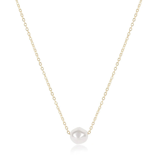16" NECKLACE GOLD - ADMIRE PEARL