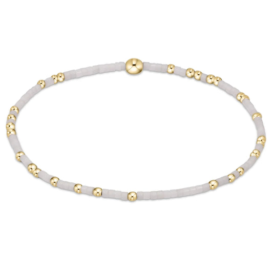 GAMEDAY HOPE UNWRITTEN BRACELET - WHITE