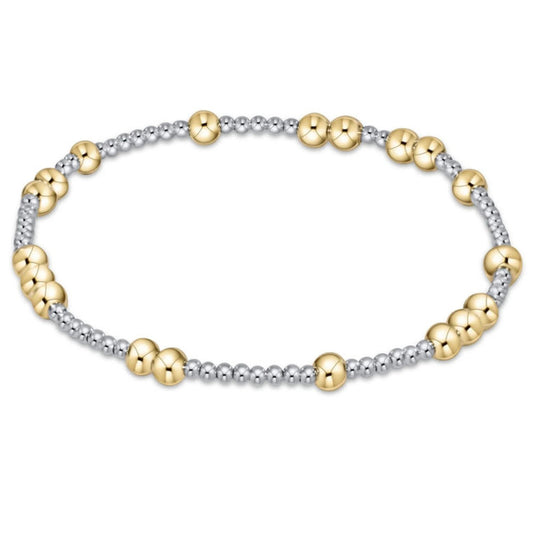 Hope Unwritten 6mm Bead Bracelet - Mixed Metal
