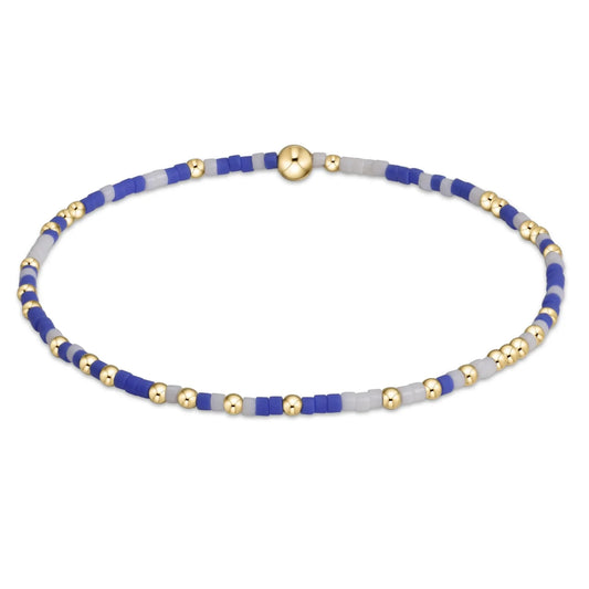 GAMEDAY HOPE UNWRITTEN BRACELET - BLUE-WHITE