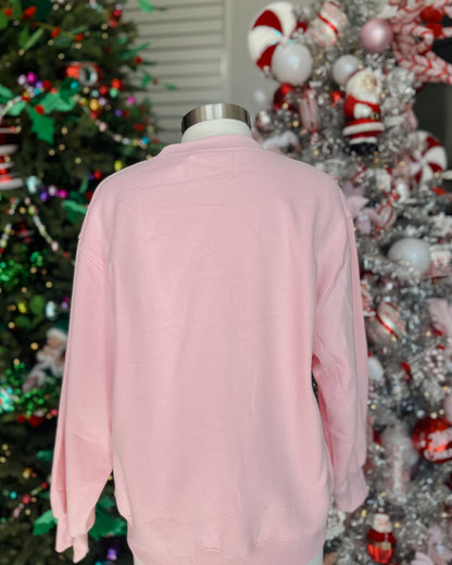 PINK MERRY SWEATSHIRT