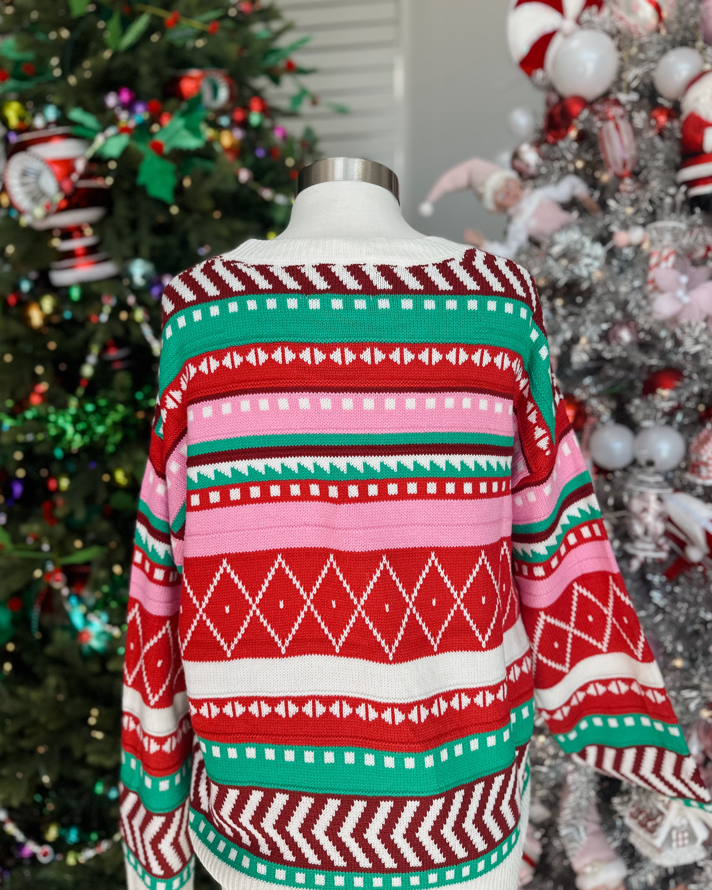 WINTER PATTERN SWEATER - MULTICOLOR