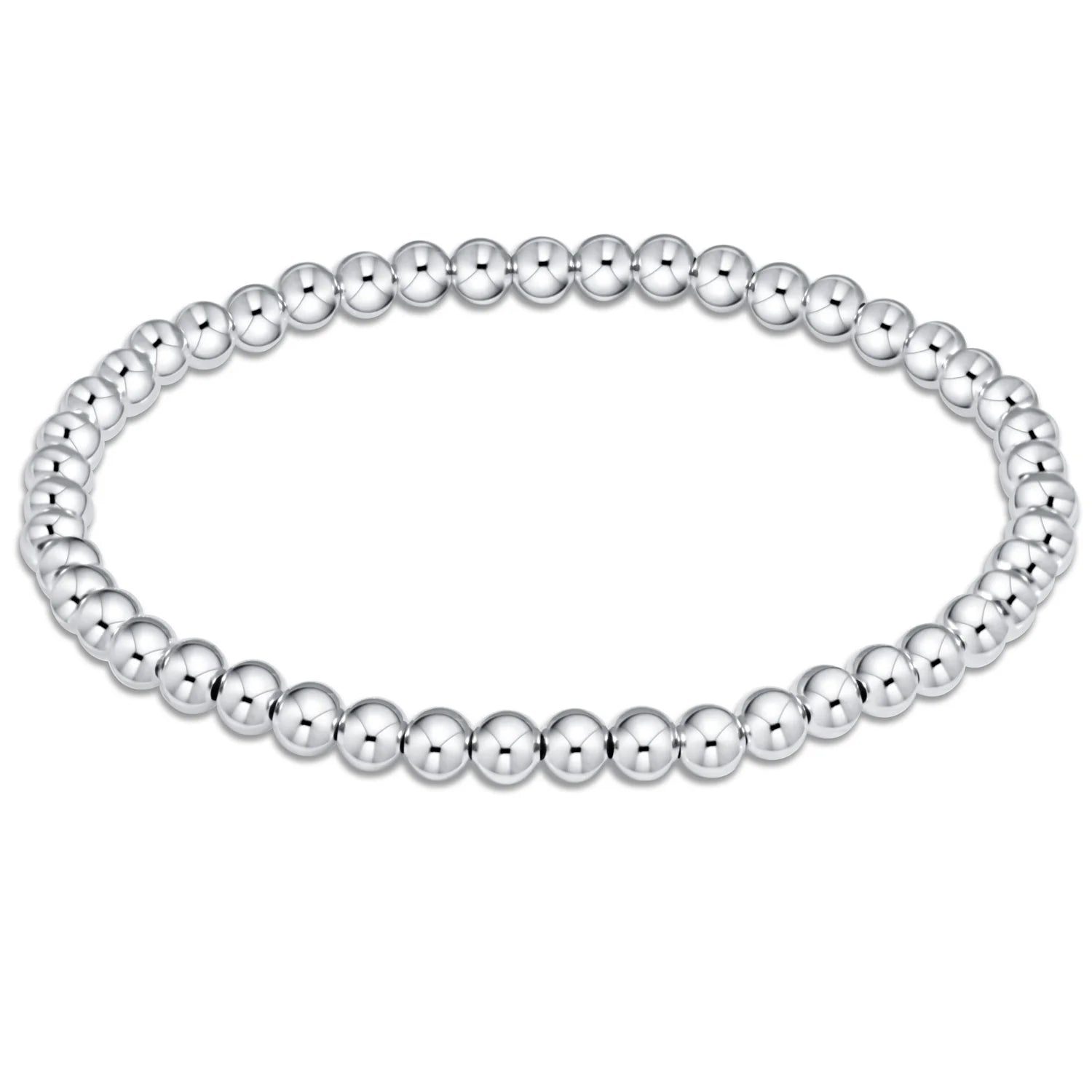 Classic Sterling 4mm Bead Bracelet