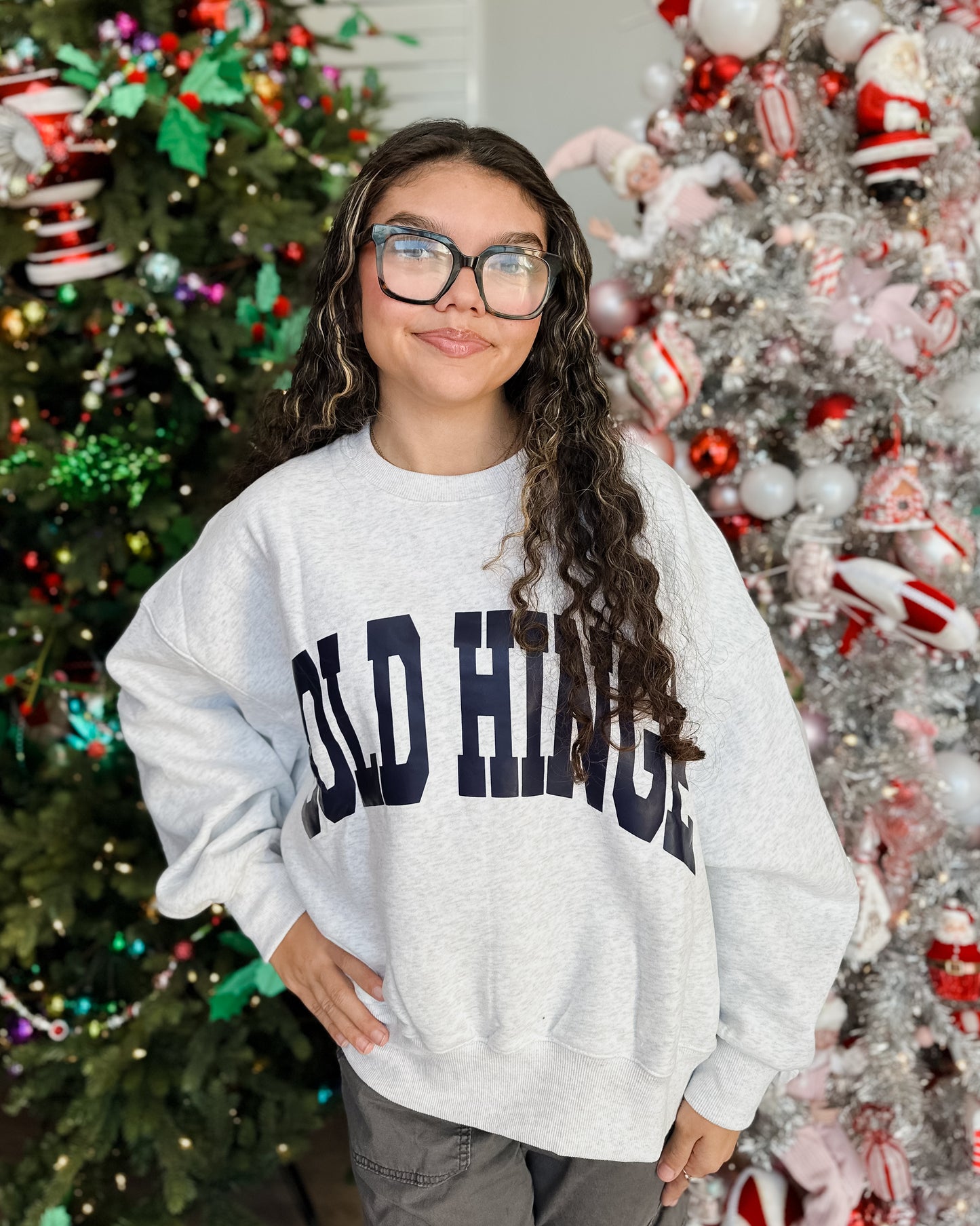 Heather Indigo GH Wide Arm Sweatshirt