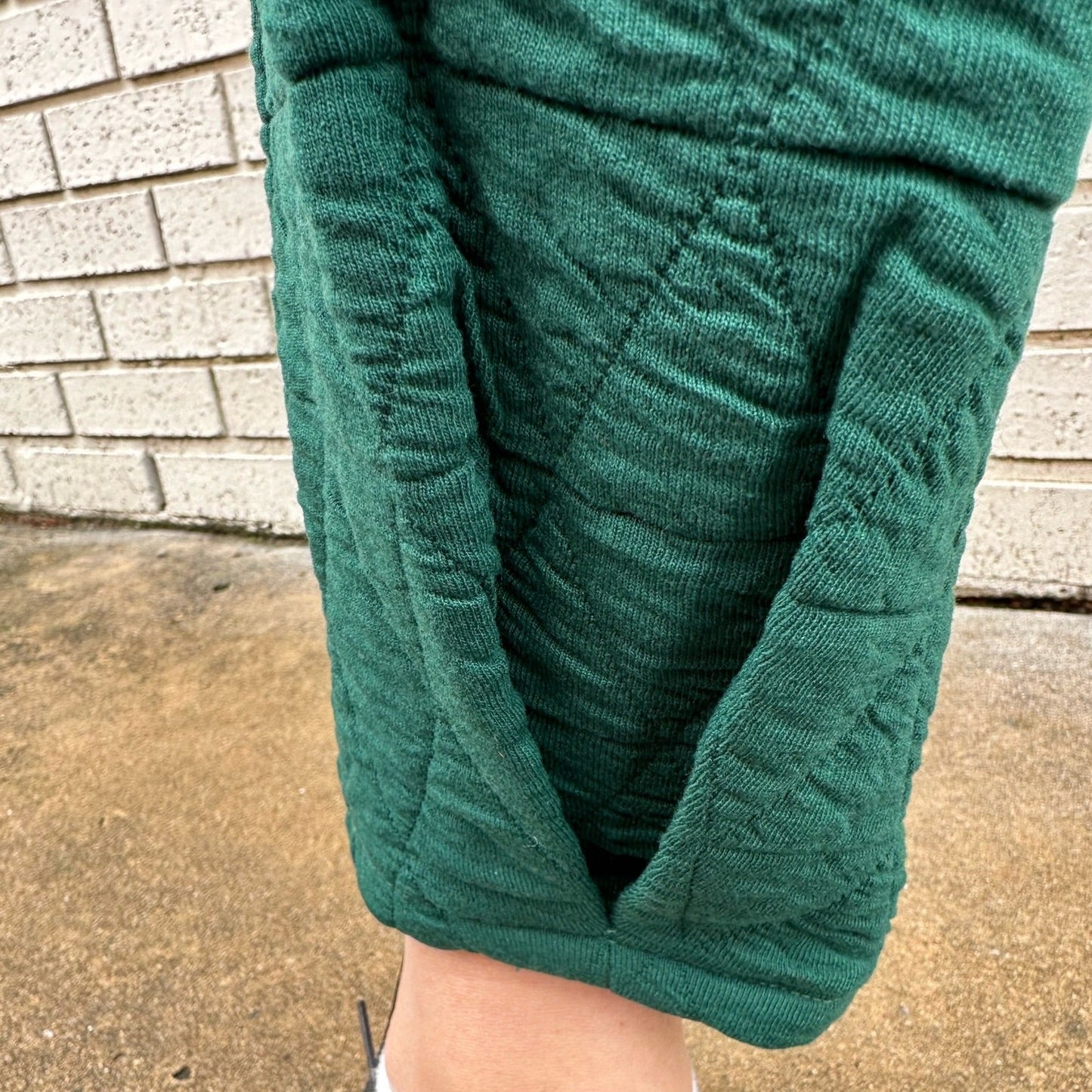 Forest Green Quilted Jogger Set