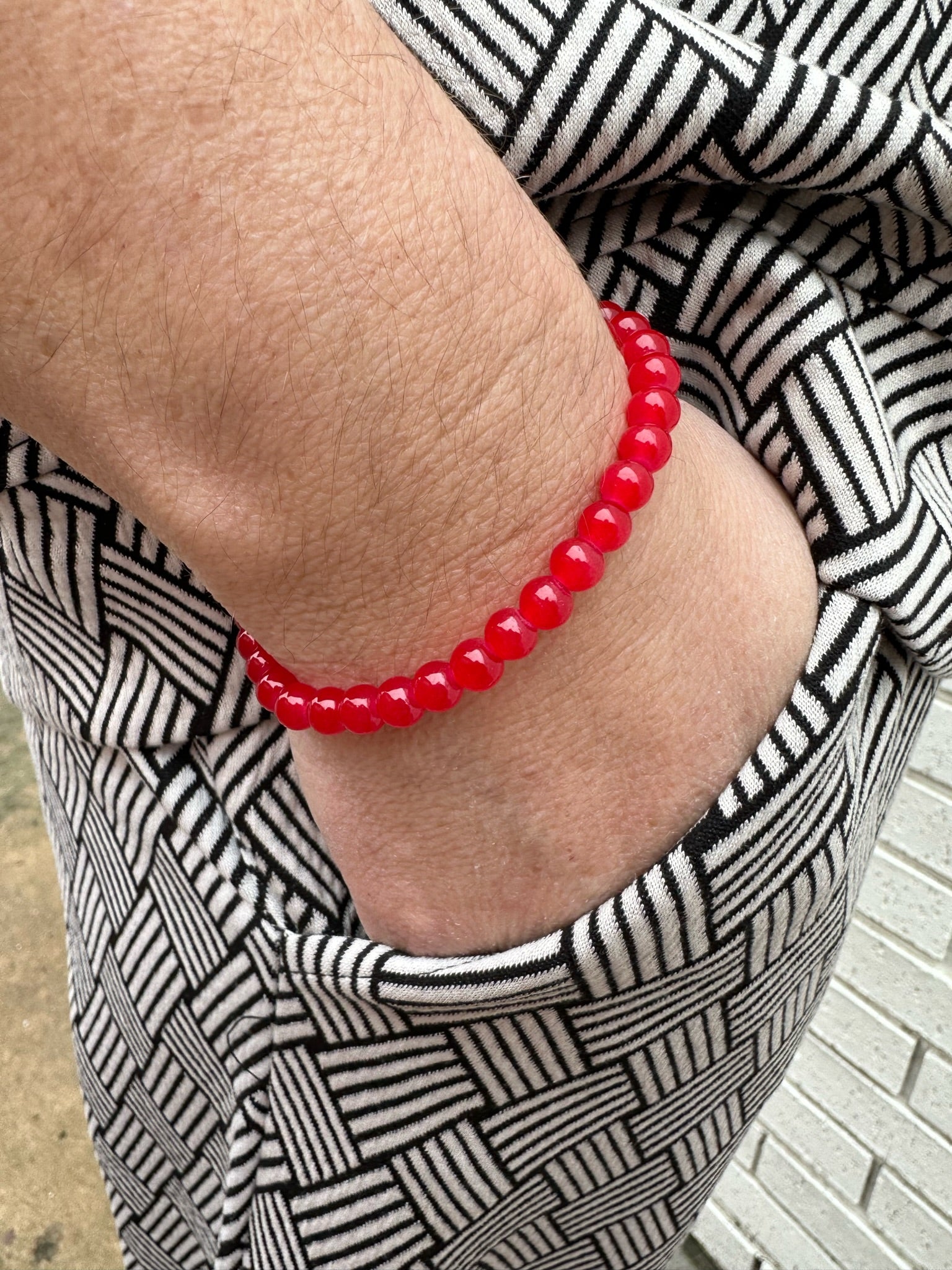 Black & White Pattern Pant Set