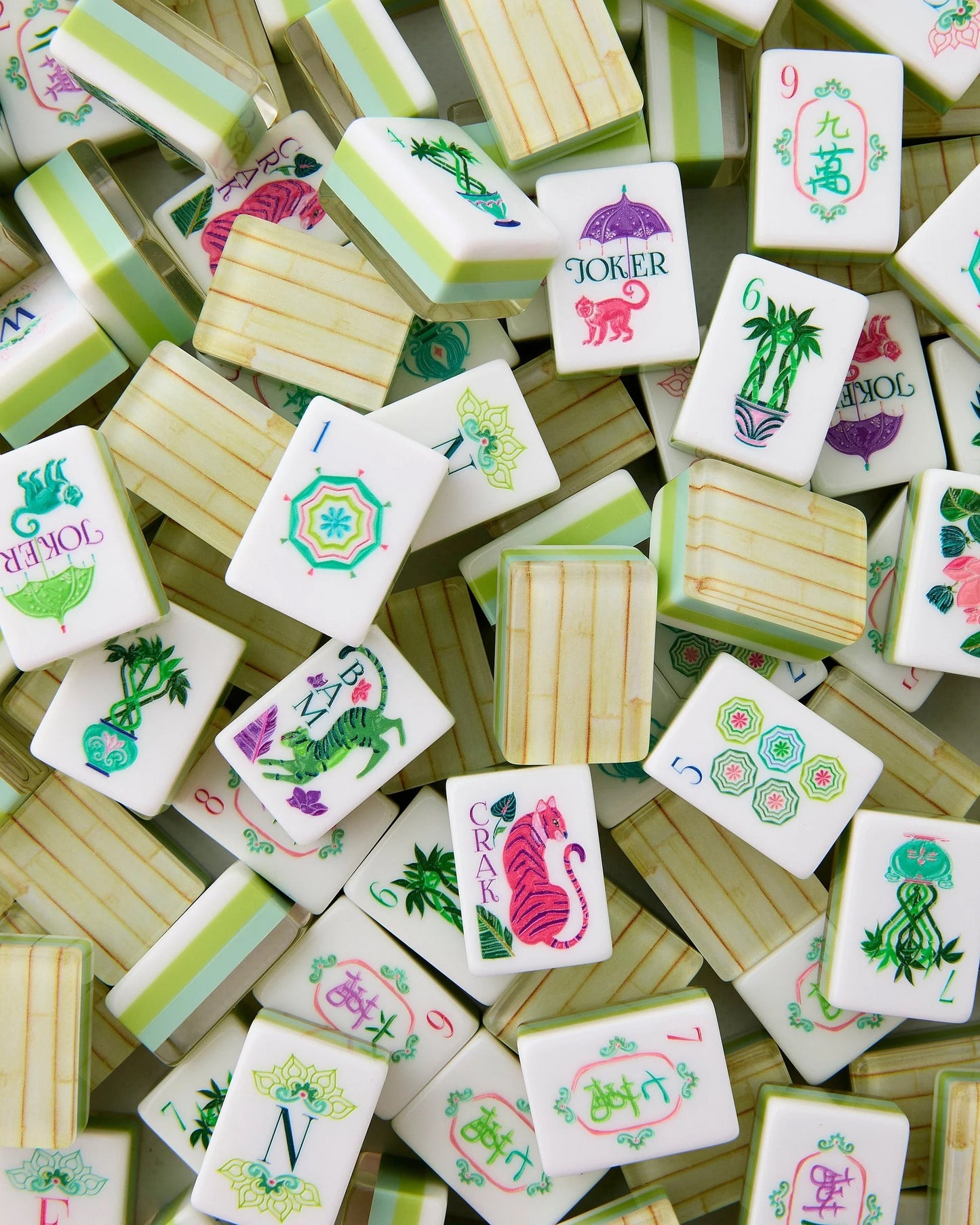 OH MY MAHJONG PALM ROYALE MAHJONG TILES