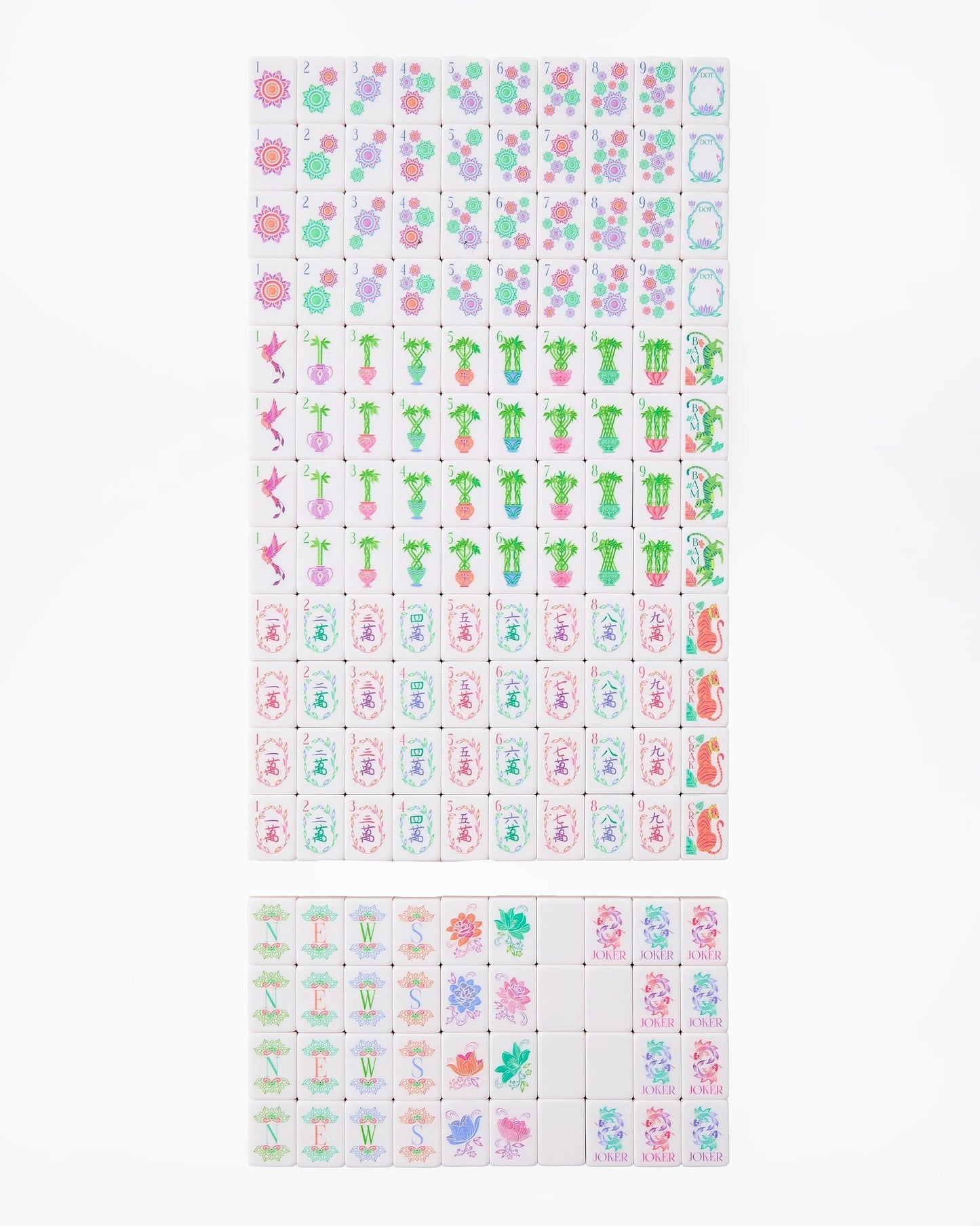 OH MY MAHJONG PEARLESCENT MAHJONG TILES