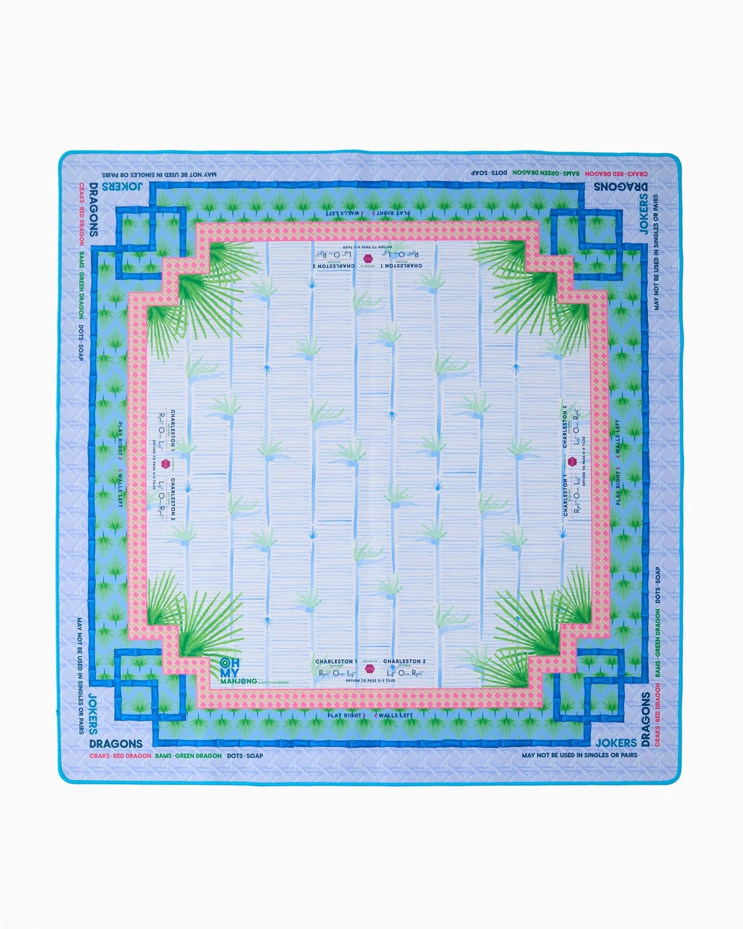 OH MY MAHJONG PALM PARADISE MAT