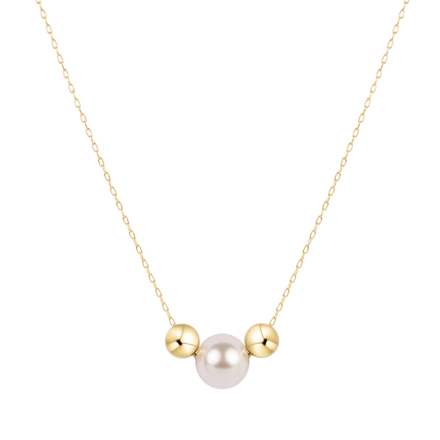 16" NECKLACE GOLD  - PURPOSE PEARL