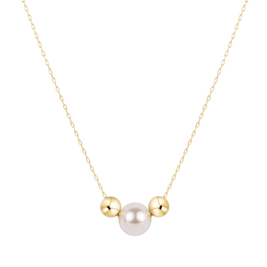 16" NECKLACE GOLD  - PURPOSE PEARL