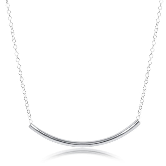 16" NECKLACE STERLING - BLISS BAR STERLING