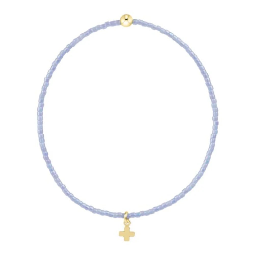 HOPE CLASSIC BRACELET - SIGNATURE CROSS SMALL GOLD CHARM