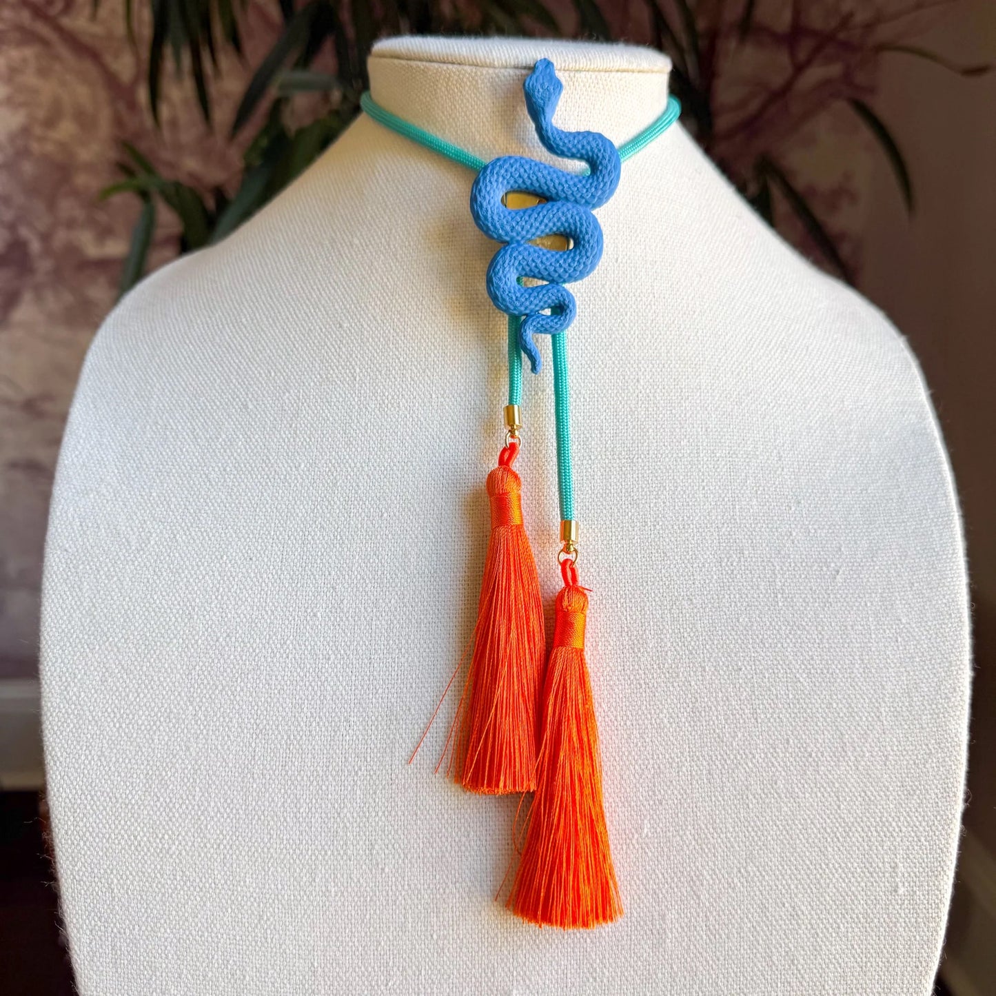 SNAKE BOLO NECKLACE
