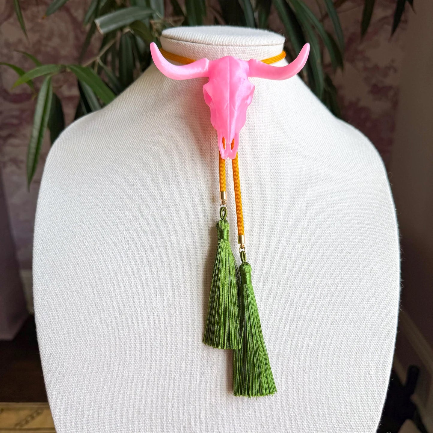 LONGHORN BOLO NECKLACE