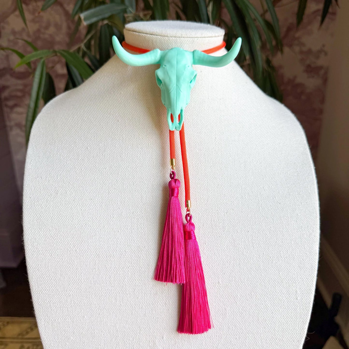 LONGHORN BOLO NECKLACE