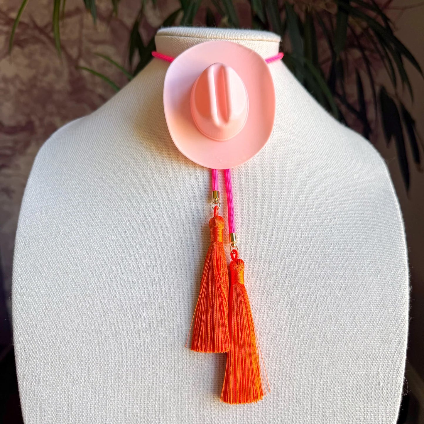 COWBOY HAT BOLO NECKLACE
