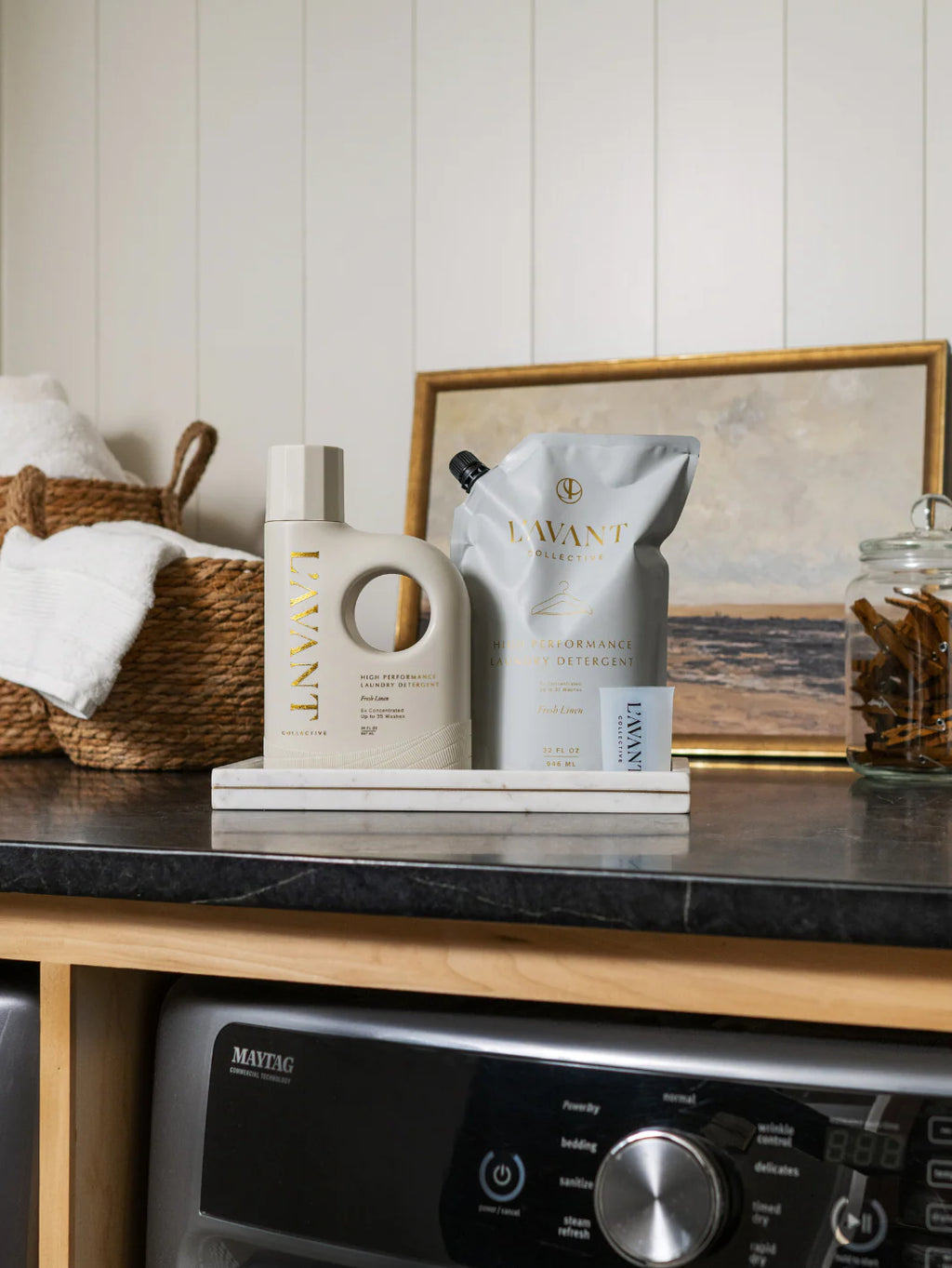 Laundry Detergent Refill Pouch Fresh Linen 32oz