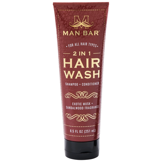 MAN BAR 2-IN-1 HAIR WASH SHAMPOO & CONDITIONER
