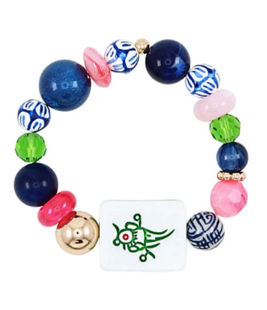 MAHJONG BEADED BRACELET