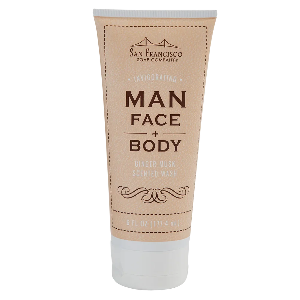 MAN FACE & BODY WASH - GINGER MUSK