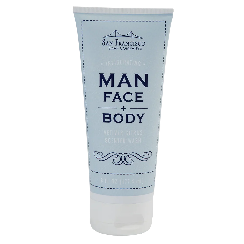 MAN FACE & BODY WASH - VETIVER CITRUS