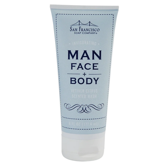 MAN FACE & BODY WASH - VETIVER CITRUS