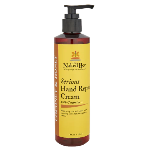 SERIOUS HAND REPAIR CREAM - 8OZ - COCONUT & HONEY