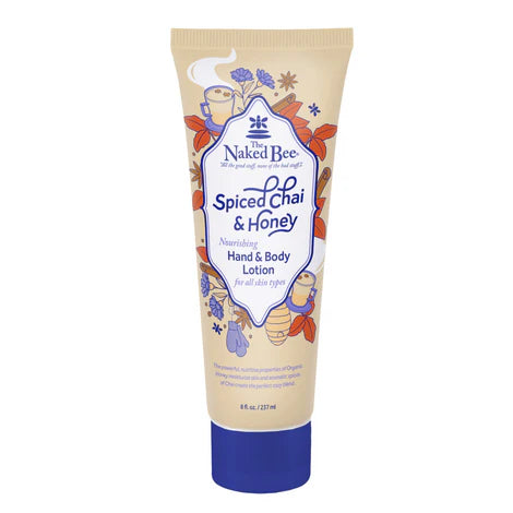 THE NAKED BEE SPICED CHAI HAND & BODY LOTION - 8OZ