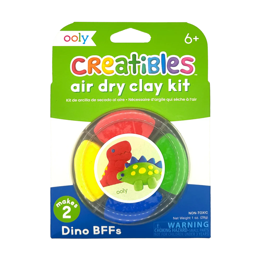 CREATIBLES AIR DRY CLAY KIT - DINO BFFS