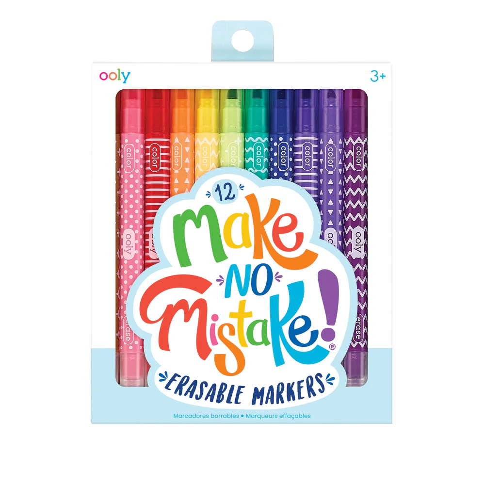 Make no Mistake! Erasable Markers
