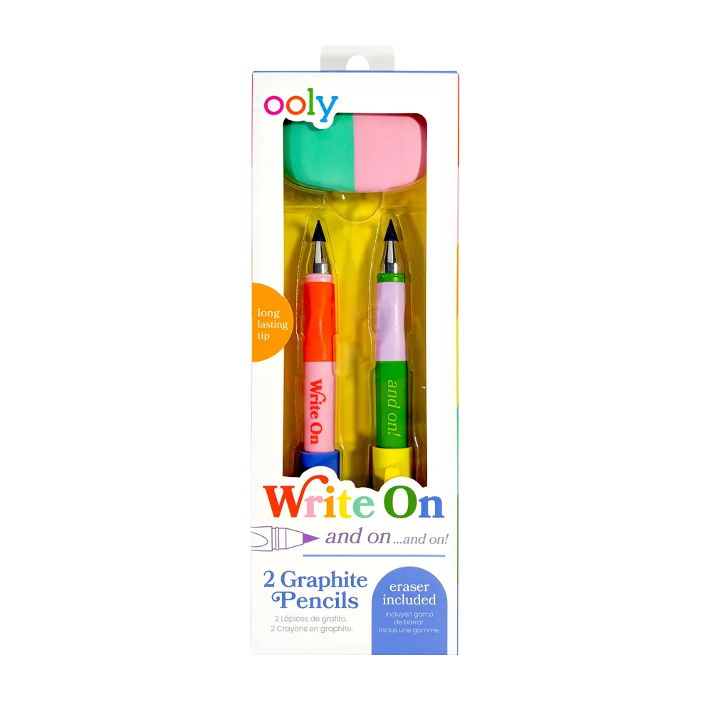 WRITE ON - 2 GRAPHITE PENCILS