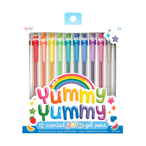 Yummy Yummy: Scented Glitter Gel Pens - 12PK